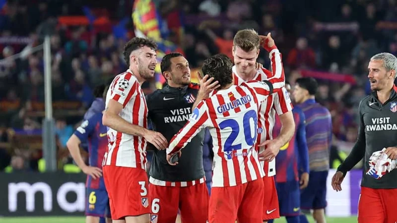 ১০ জনের বার্সাকে হারিয়ে এগিয়ে রইল আতলেতিকো